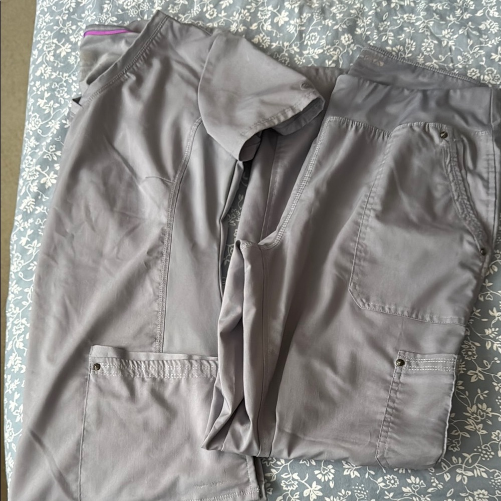Gray Scrub Set